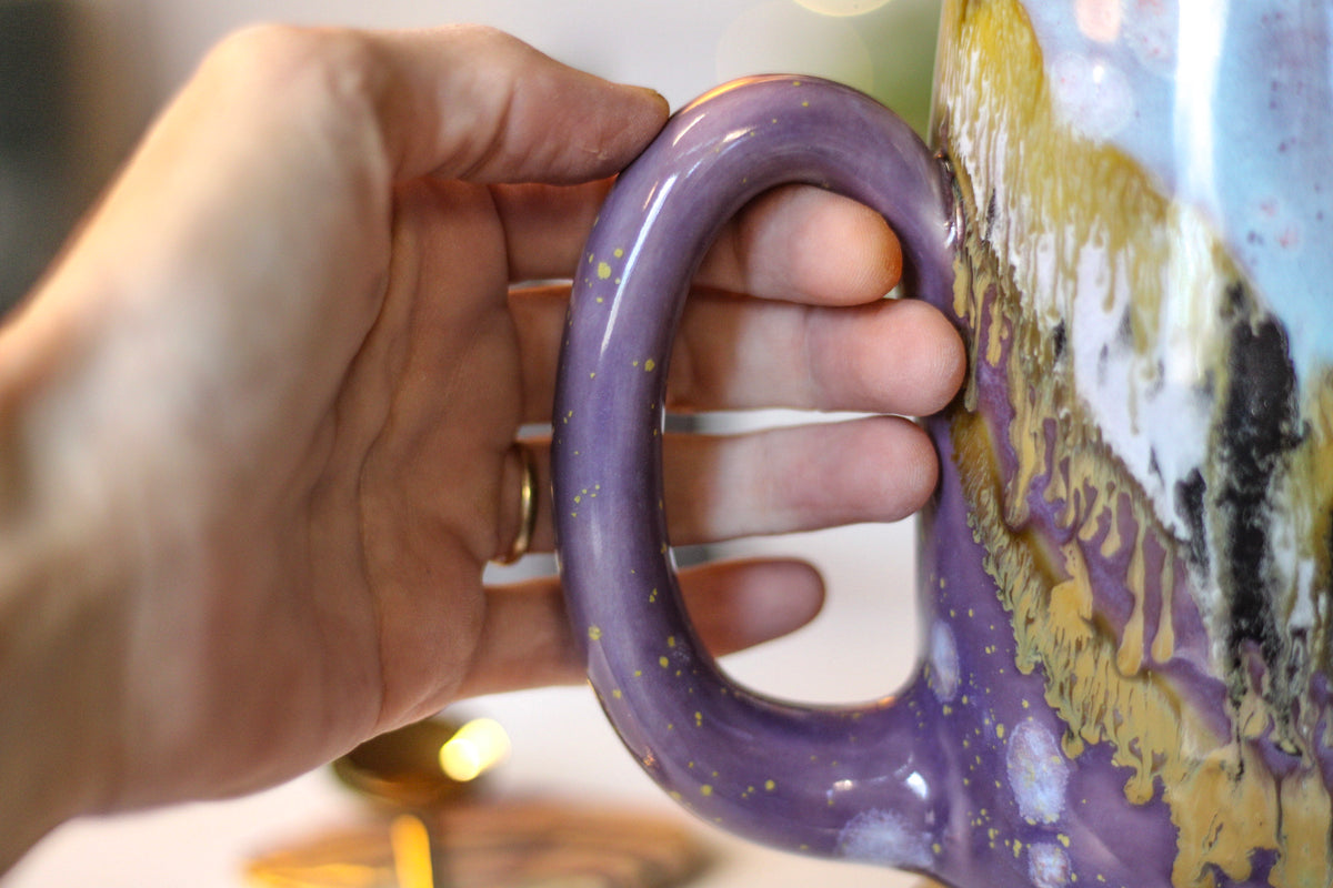 27-B Lavender Fields Notched Mug - TOP SHELF, 24 oz.