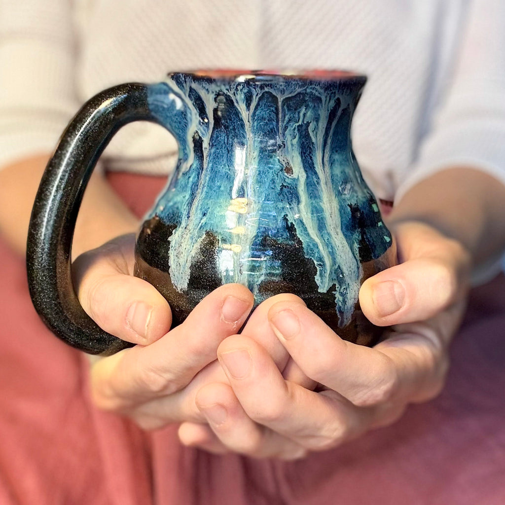 26-F Midnight Tide Flared Textured Mug - MINOR MISFIT, 16 oz. - 10% off