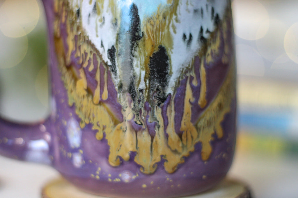 27-B Lavender Fields Notched Mug - TOP SHELF, 24 oz.
