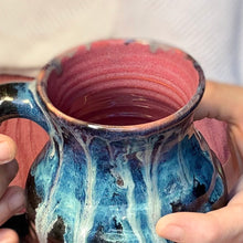 Load image into Gallery viewer, 26-F Midnight Tide Flared Textured Mug - MINOR MISFIT, 16 oz. - 10% off