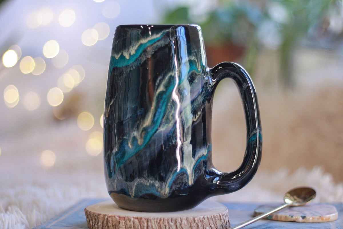 03-E Turquoise Grotto Mug, 21 oz.
