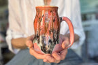 06-D Granny's Lace Variation Barely Flared Gourd Mug Variation, 24 oz.