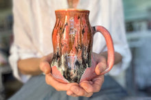 Load image into Gallery viewer, 06-D Granny&#39;s Lace Variation Barely Flared Gourd Mug Variation, 24 oz.