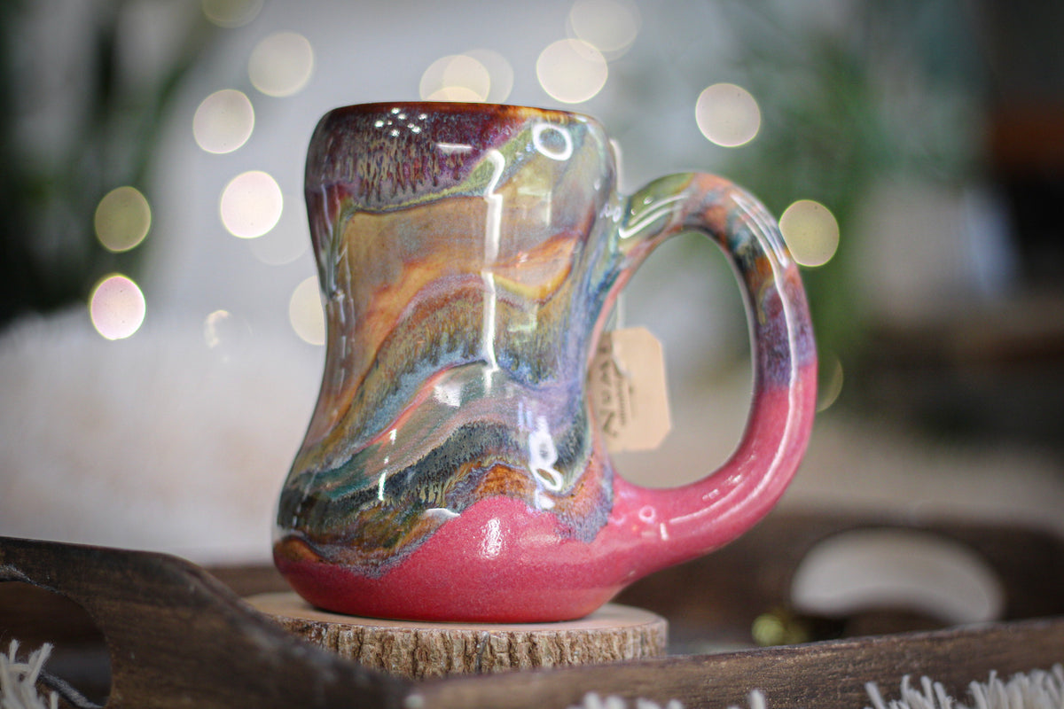 04-C EXPERIMENT Notched Gourd Mug, 16 oz.
