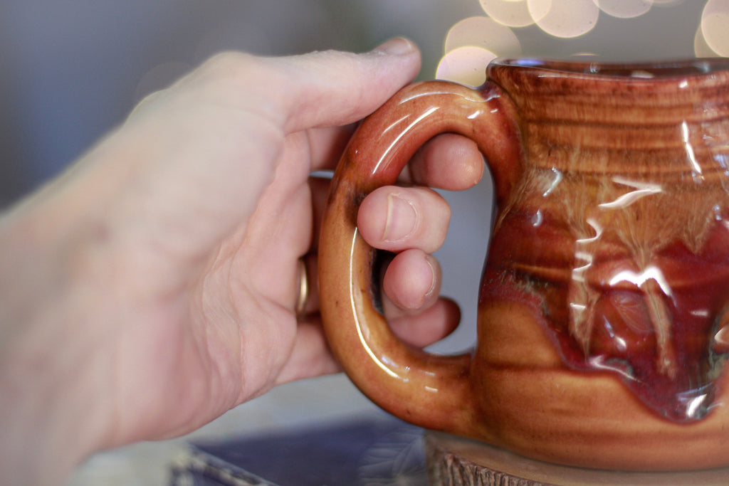 04-TESTER Textured Divot Mug, 12 oz