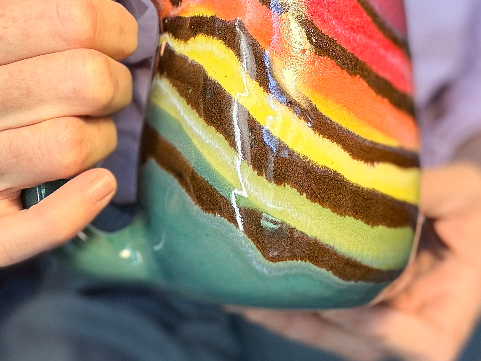 03-C Rainbow Mug, 24 oz.