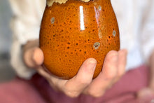 Load image into Gallery viewer, 07-F Pumpkin Chai Curvy Mug - TOP SHELF, 20 oz.