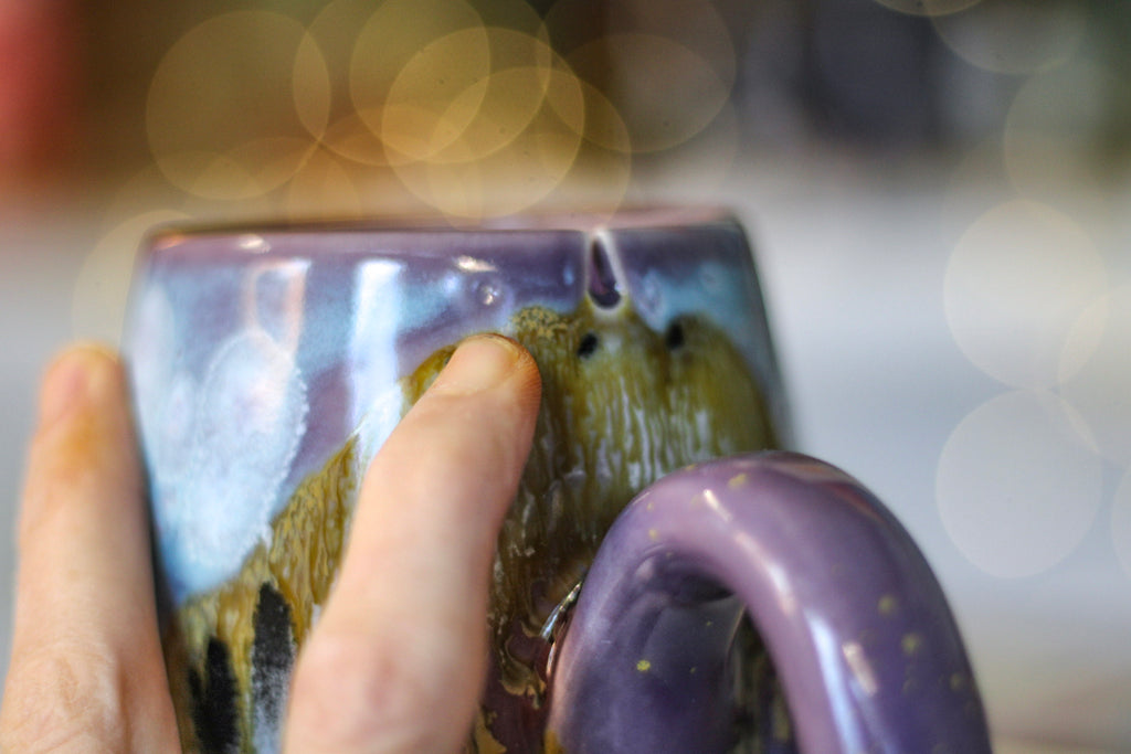 27-B Lavender Fields Notched Mug - TOP SHELF, 24 oz.