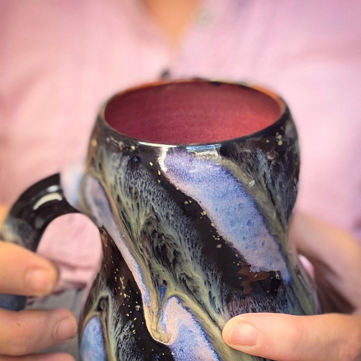23-C Cosmic Amethyst Grotto Curvy Mug - MISFIT, 23 oz. - 20% off