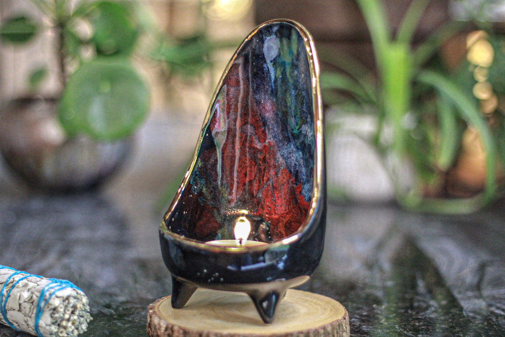 24-A Rainbow Stellar Candle Stand - MISFIT - 20% off