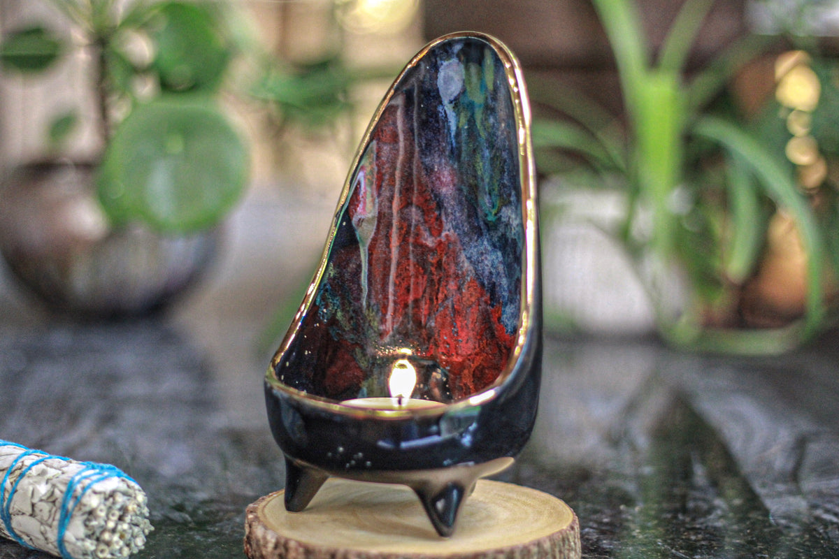 24-A Rainbow Stellar Candle Stand - MISFIT - 20% off