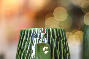 24-E Christmas Evergreen Notched Textured Mug, 22 oz. (This listing is for one mug)