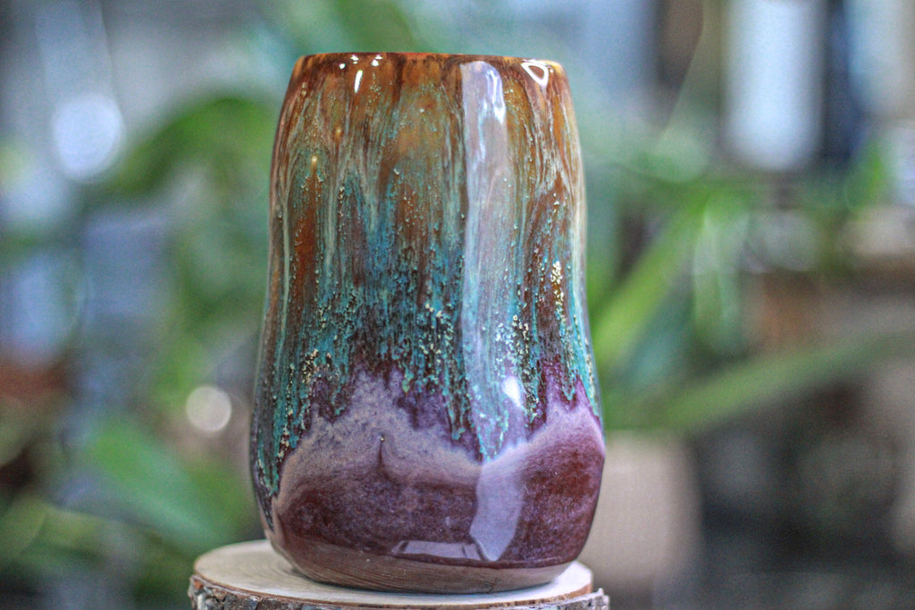 26-E Aqua Falls Gourd Mug, 21 oz. (Jen Audrey)