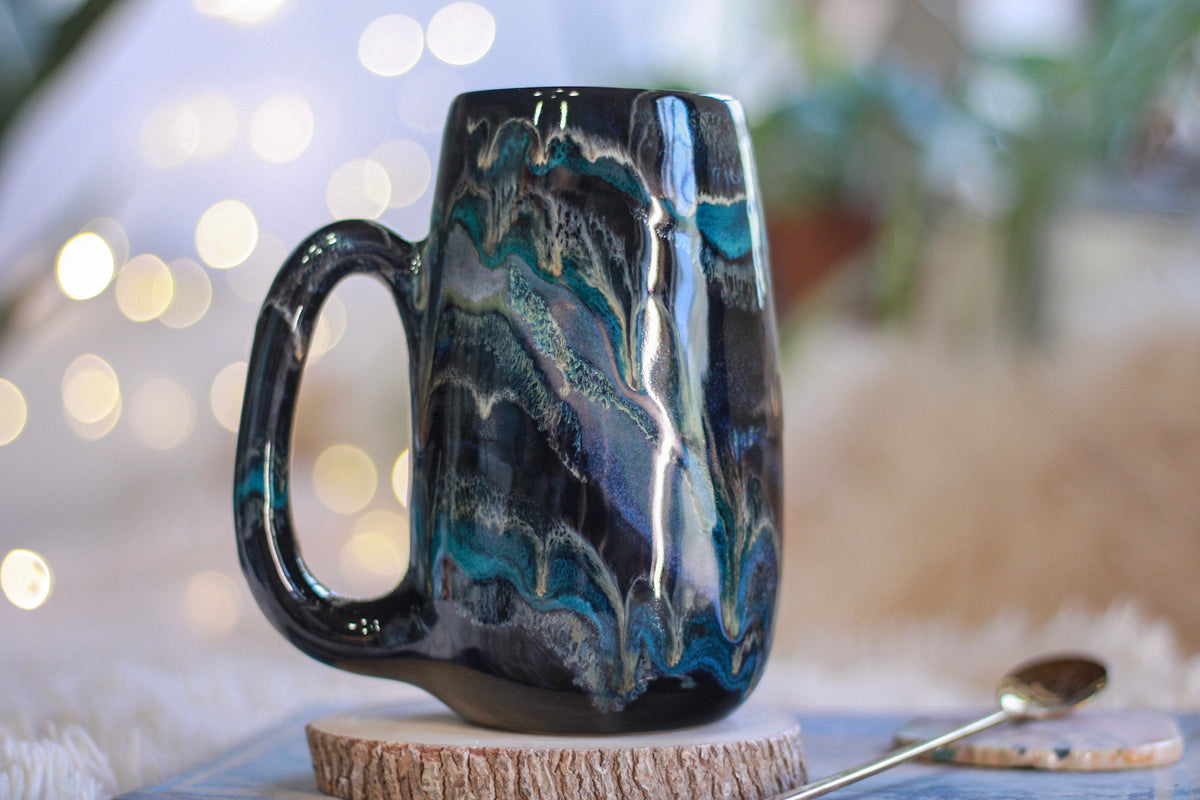 03-E Turquoise Grotto Mug, 21 oz.
