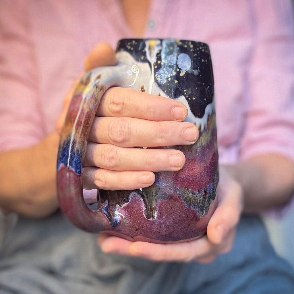 03-B Purple Mountain Majesty Slender Mug, 27 oz.