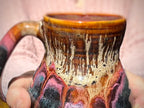 03-B Molten Cheetah Textured Mug, 19 oz.