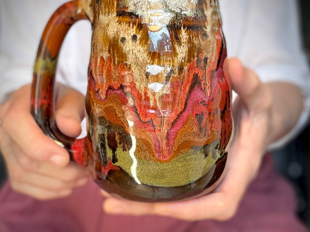 03-C Desert Oasis Swirly Mug - TOP SHELF, 25 oz.