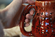 Load image into Gallery viewer, 03-E Red Speckled PROTOTYPE Textured Mug, 23 oz.