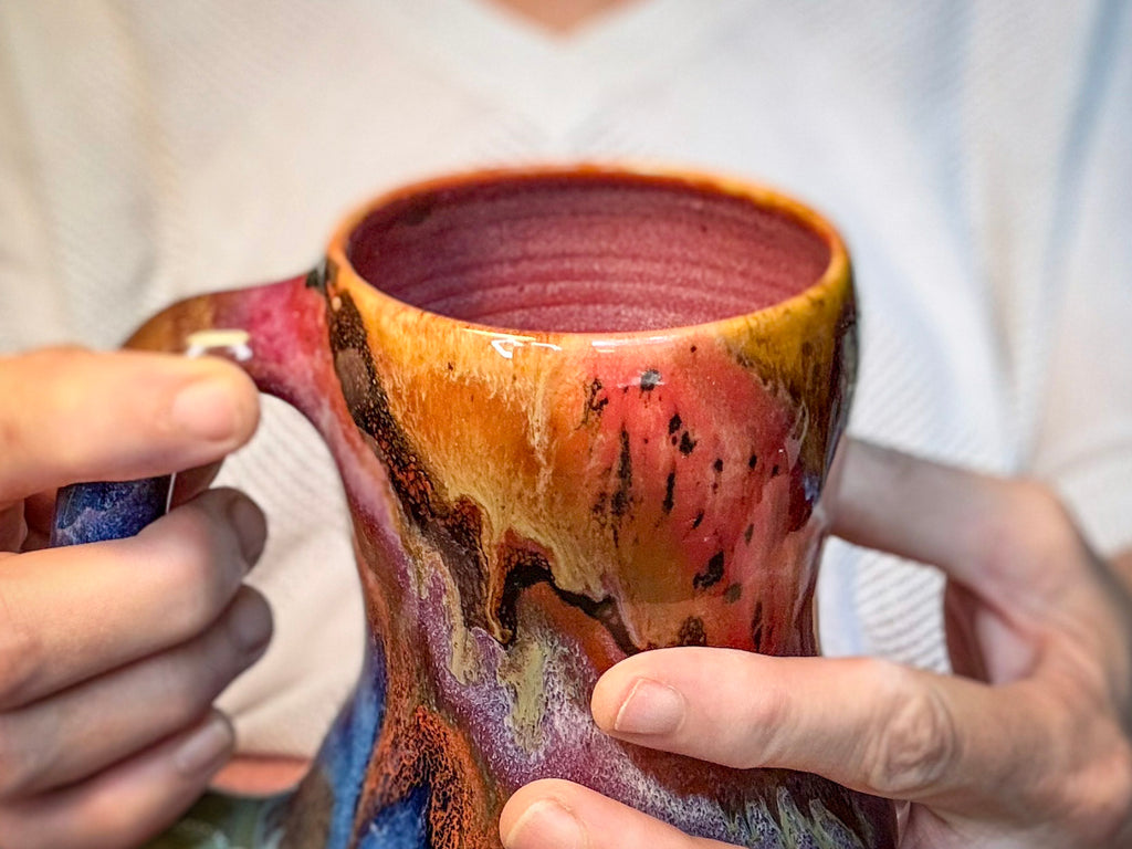 03-C Rainbow Grotto Gourd Mug, 18 oz.