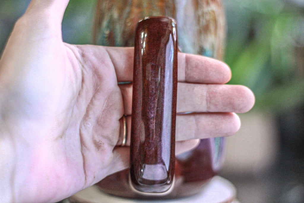 26-E Aqua Falls Gourd Mug, 21 oz. (Jen Audrey)