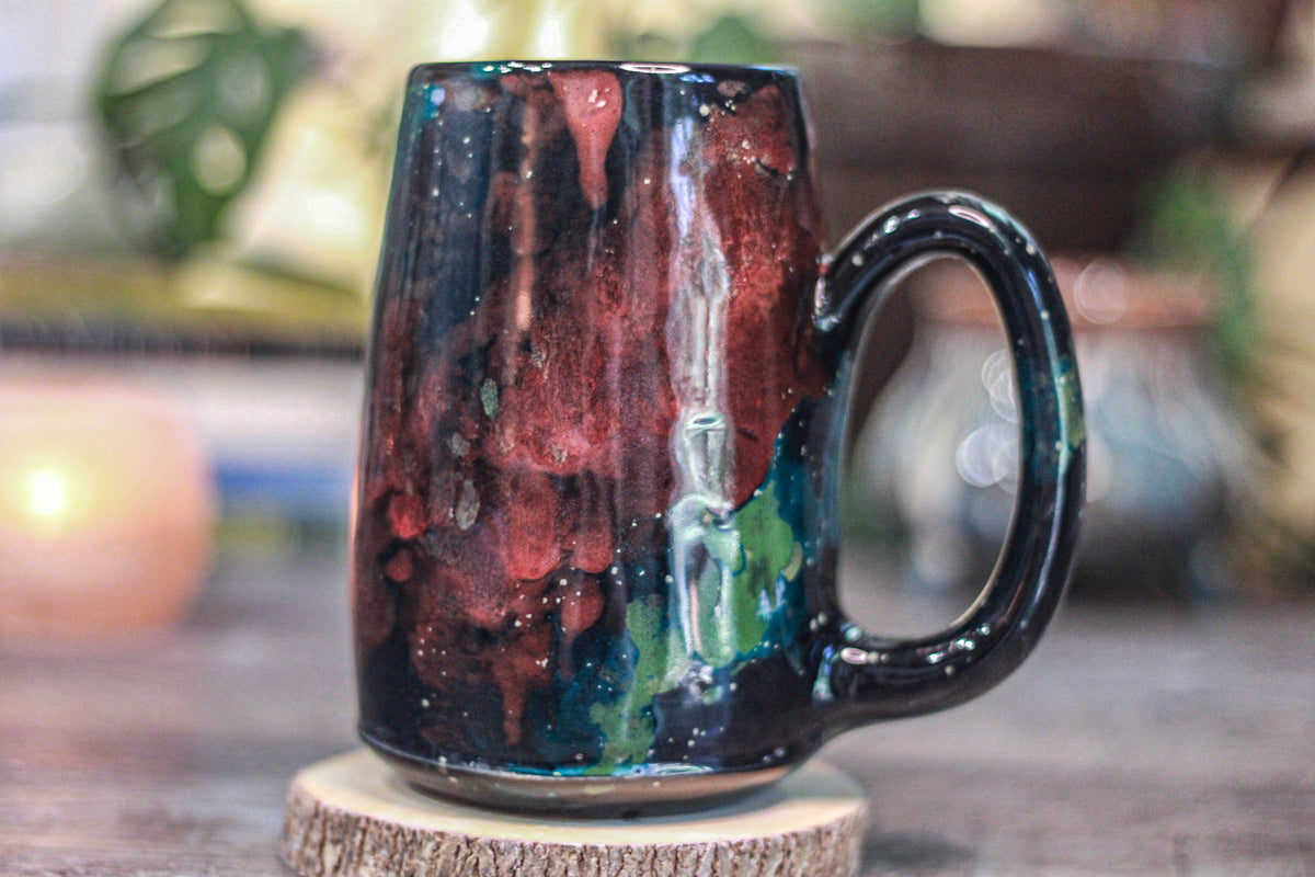 25-A Rainbow Stellar Acorn Mug, 24 oz.