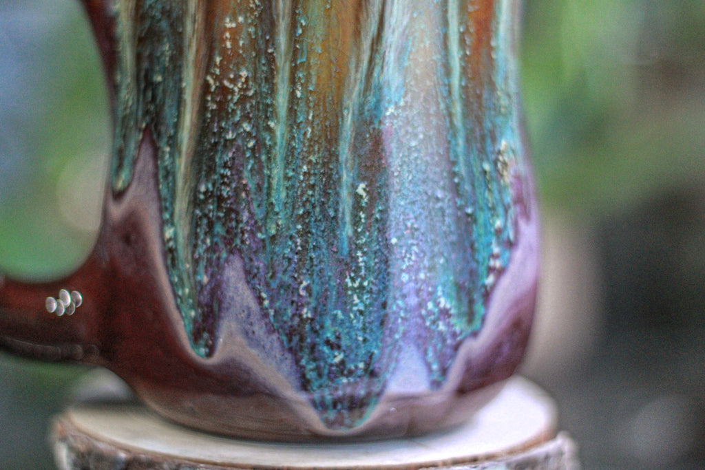 26-E Aqua Falls Gourd Mug, 21 oz. (Jen Audrey)