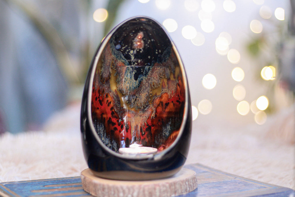 17-A Green Mountain Midnight Candleholder