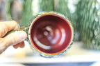 24-E Christmas Evergreen Notched Textured Mug, 22 oz. (This listing is for one mug)