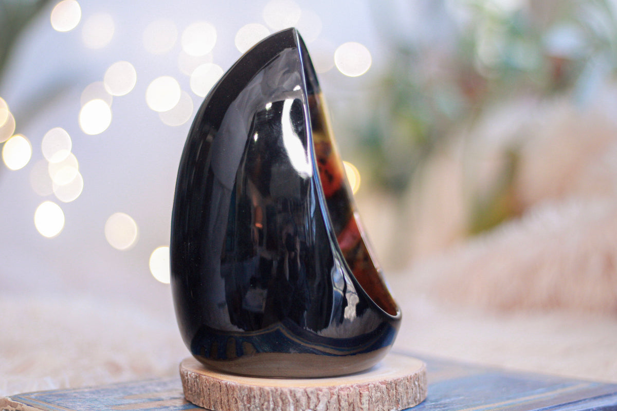 17-A Green Mountain Midnight Candleholder