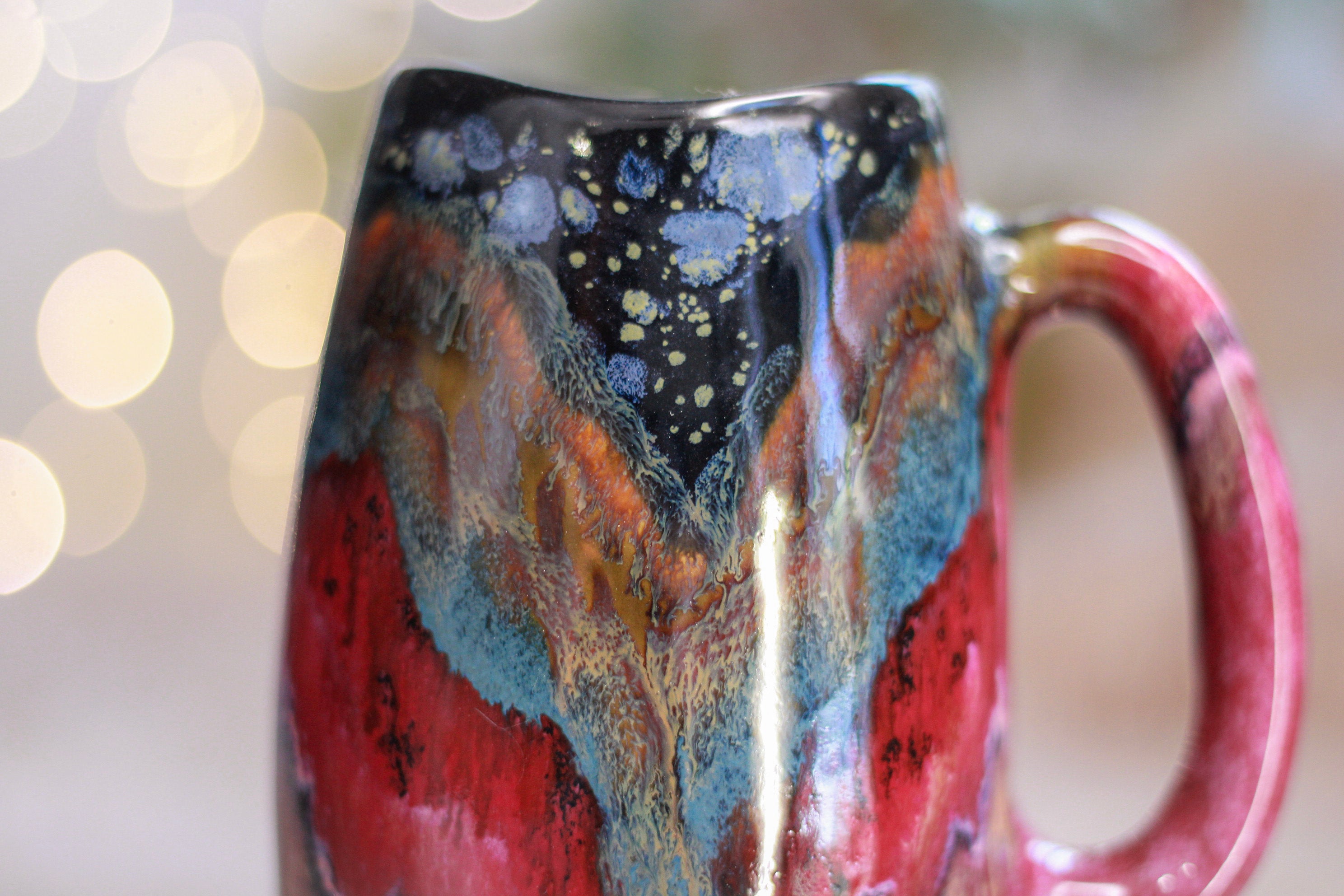 03-A Green Mountain Midnight Mug, 21 oz.
