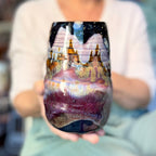 03-B Purple Mountain Majesty Swirly Mug, TOP SHELF - 26 oz.