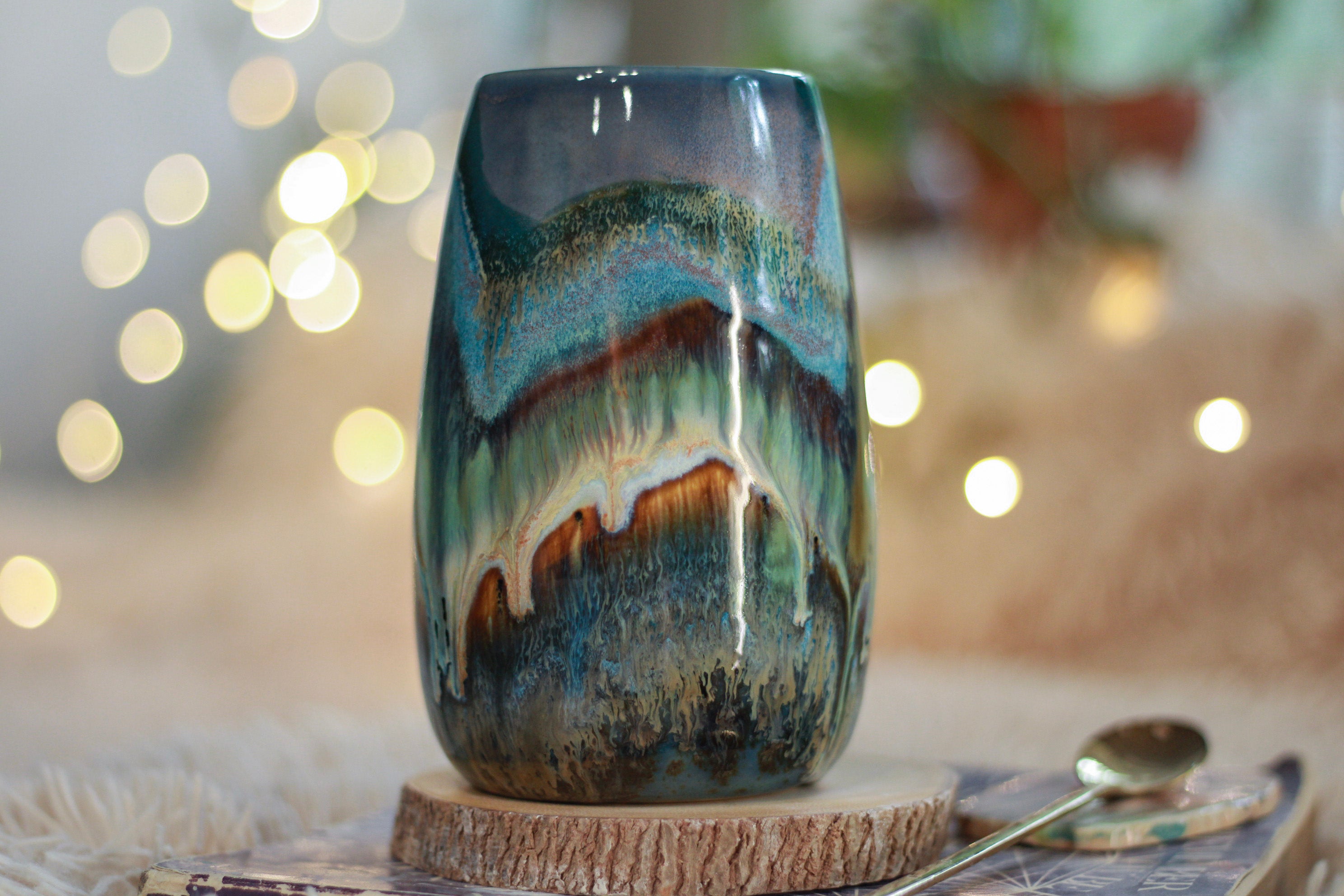 03-C Blue 'FLOW' PROTOTYPE Mug - TOP SHELF MISFIT, 23 oz.