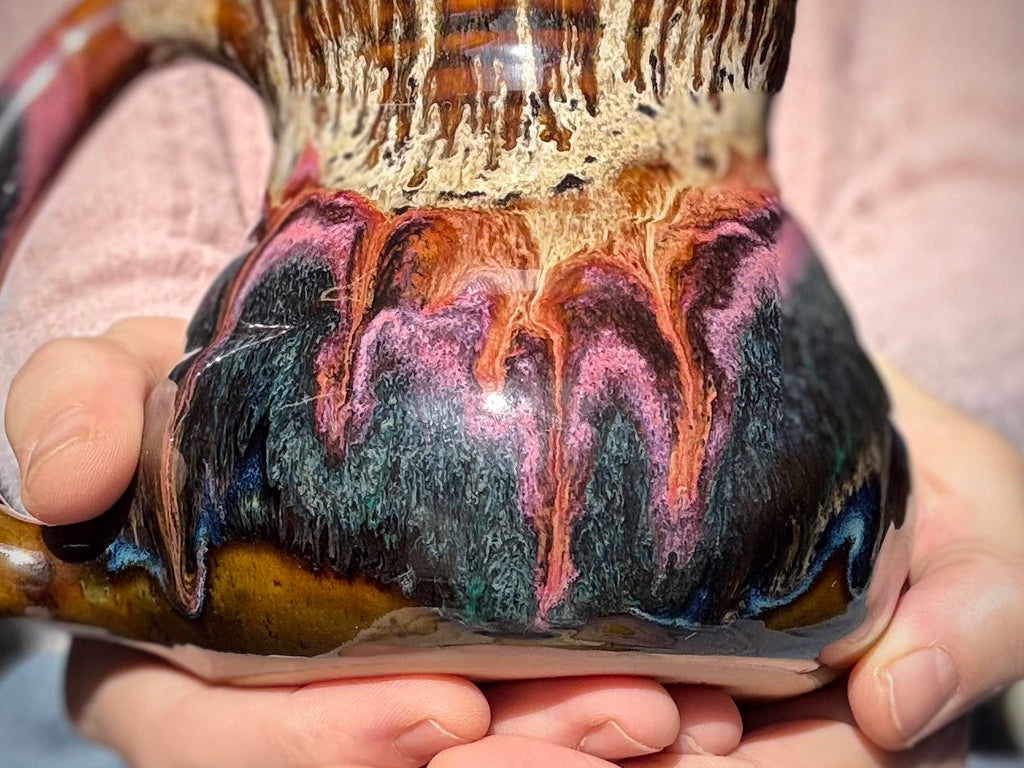 03-B Molten Cheetah Textured Mug, 19 oz.