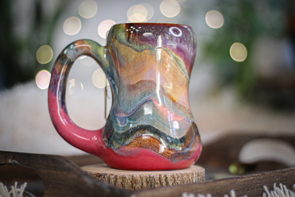 04-C EXPERIMENT Notched Gourd Mug, 16 oz.