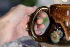 03-E Caramel EXPERIMENT Gourd Mug, 13 oz.