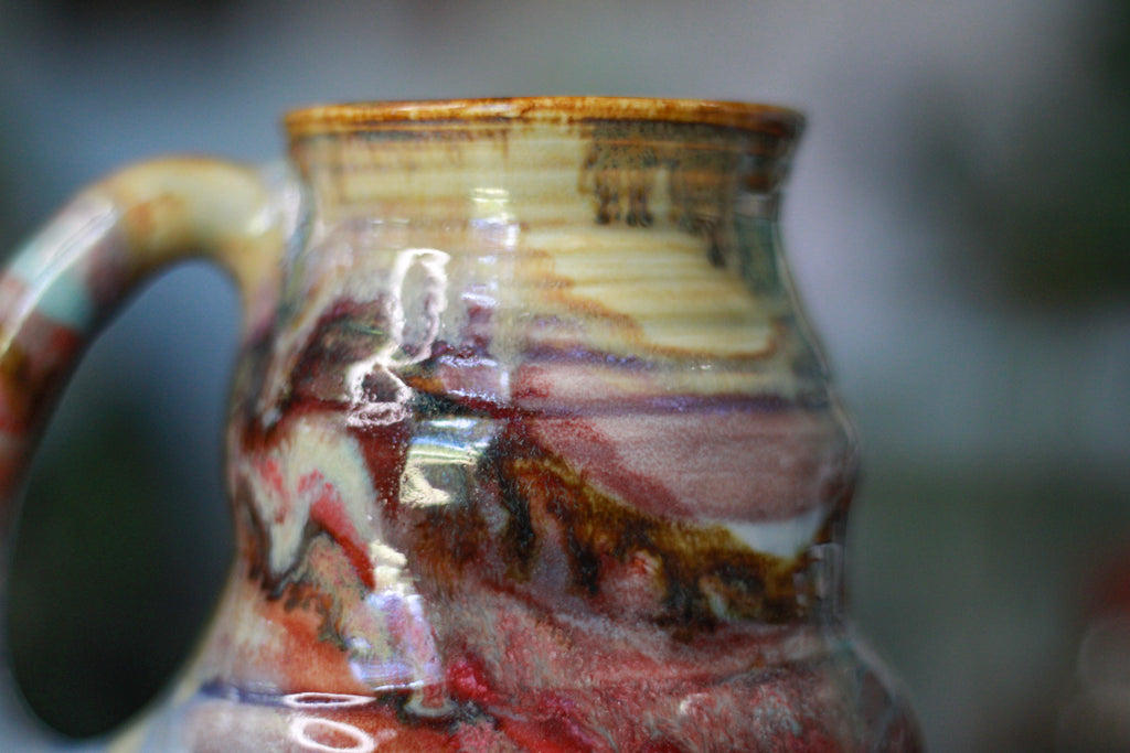 01-D High Desert  PROTOTYPE Barely Flared Textured Divot Mug, 18 oz.