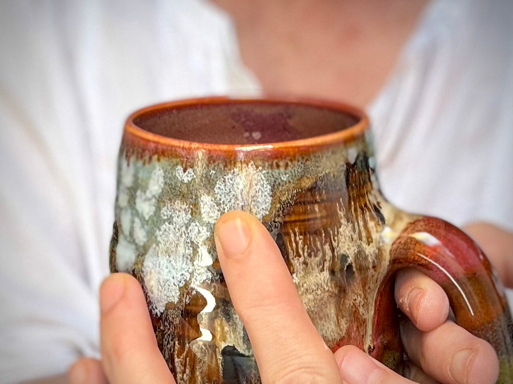 03-C Desert Oasis Swirly Mug - TOP SHELF, 25 oz.