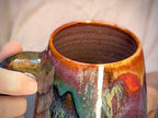 03-B Rainbow Strata Mug - TOP SHELF, 24 oz.