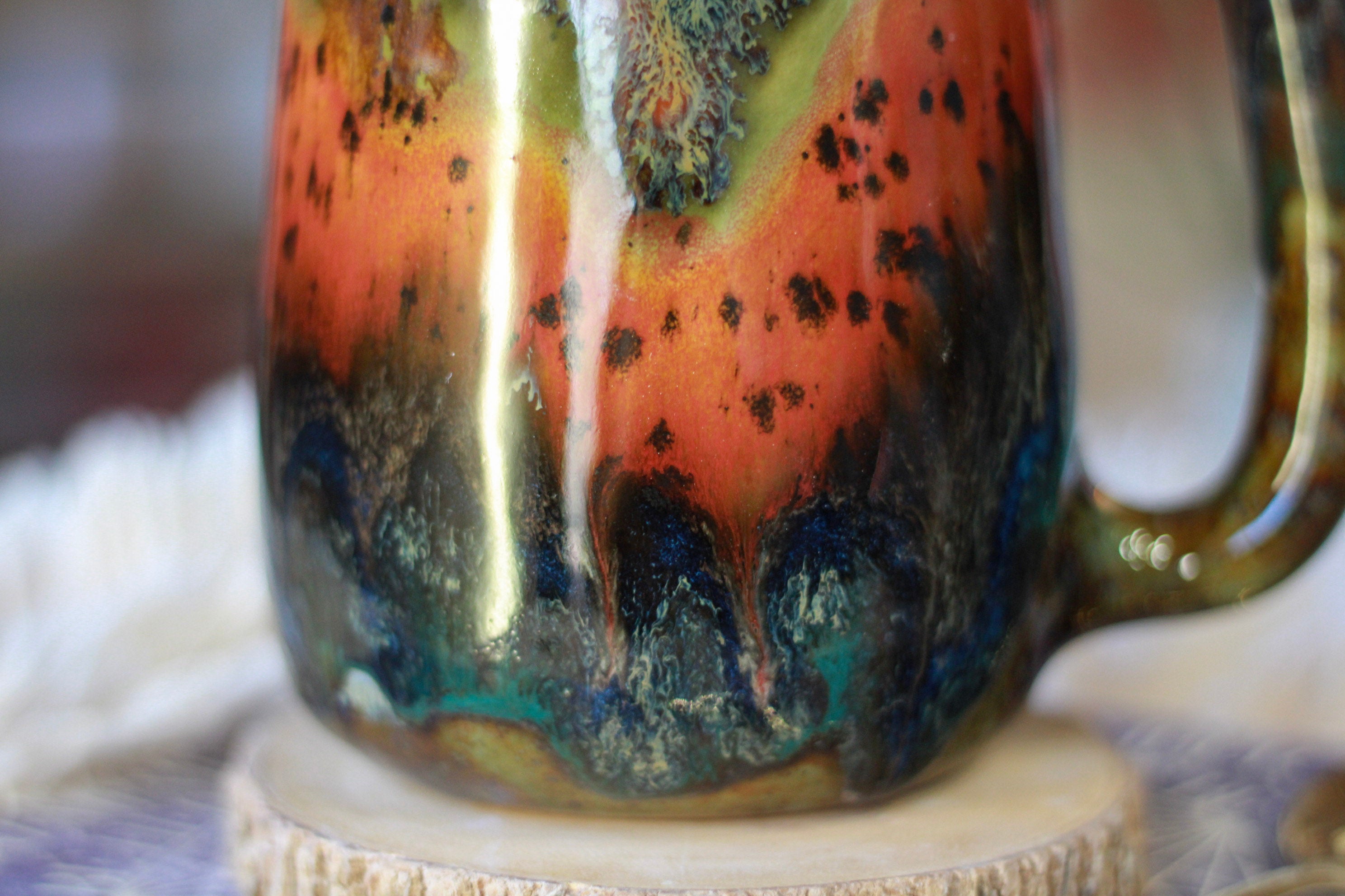 03-A Green Mountain Midnight Textured Mug - TOP SHELF, 25 oz.