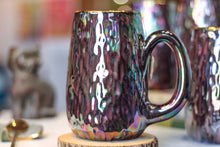 Load image into Gallery viewer, 25-B Midnight Aura Notched Textured Mug - MINOR MISFIT, 22 oz. - 10% off (This listing is for one mug)