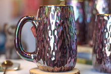 Load image into Gallery viewer, 25-B Midnight Aura Notched Textured Mug - MINOR MISFIT, 22 oz. - 10% off (This listing is for one mug)