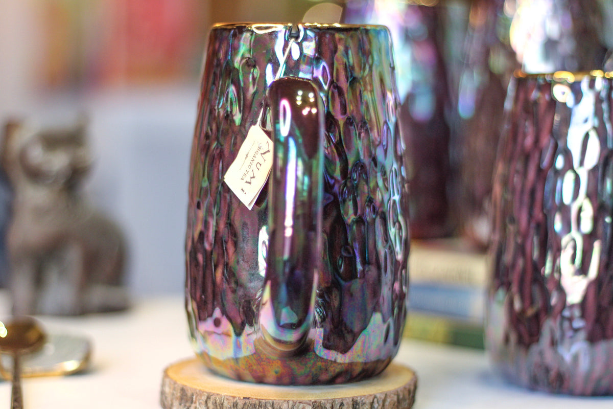 25-B Midnight Aura Notched Textured Mug - MINOR MISFIT, 22 oz. - 10% off (This listing is for one mug)