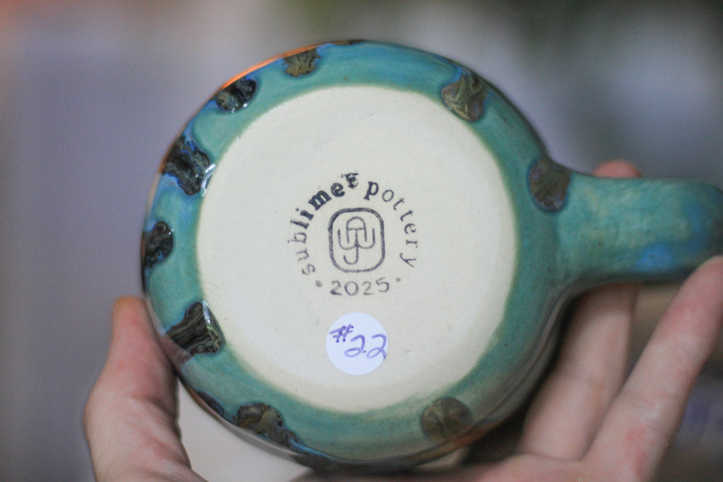 22-F EXPERIMENT Textured Mug, 21 oz.