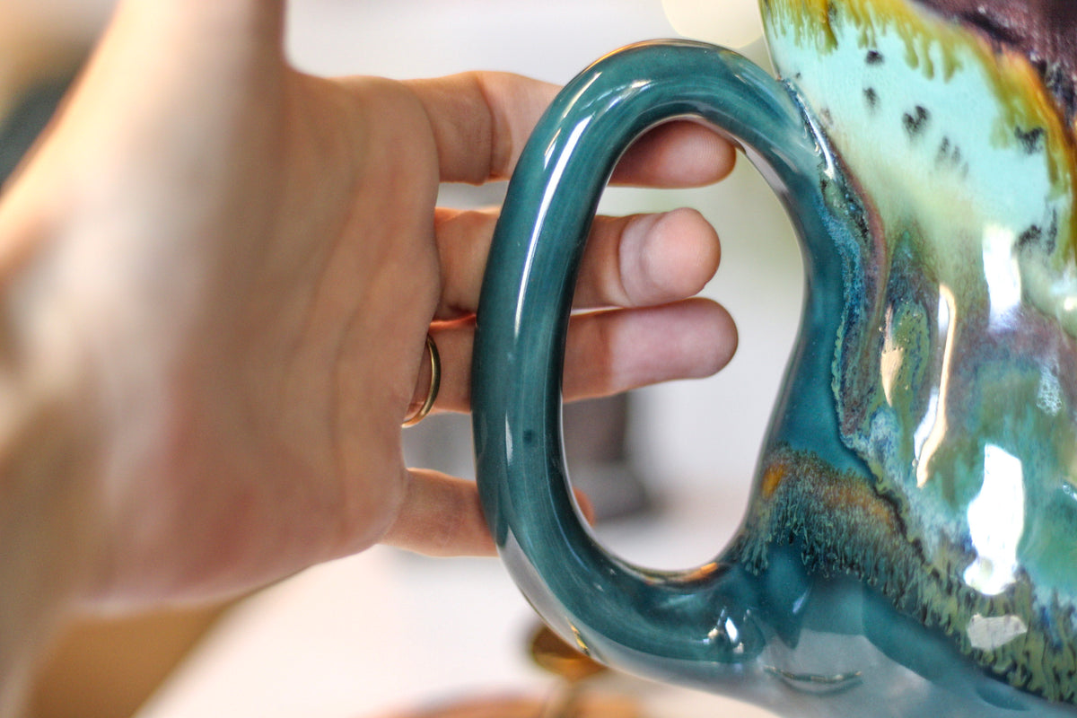 29-A Rocky Mountain Midnight Acorn Gourd Mug - TOP SHELF, 28 oz.