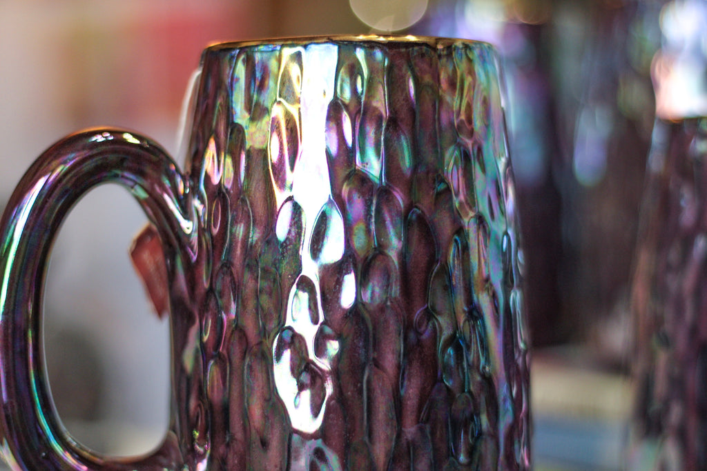 25-B Midnight Aura Notched Textured Mug - MINOR MISFIT, 22 oz. - 10% off (This listing is for one mug)