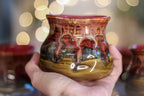 23-E Molten Christmas Divot 'Sipping' Bowl, 12 oz. (This listing is for one bowl)
