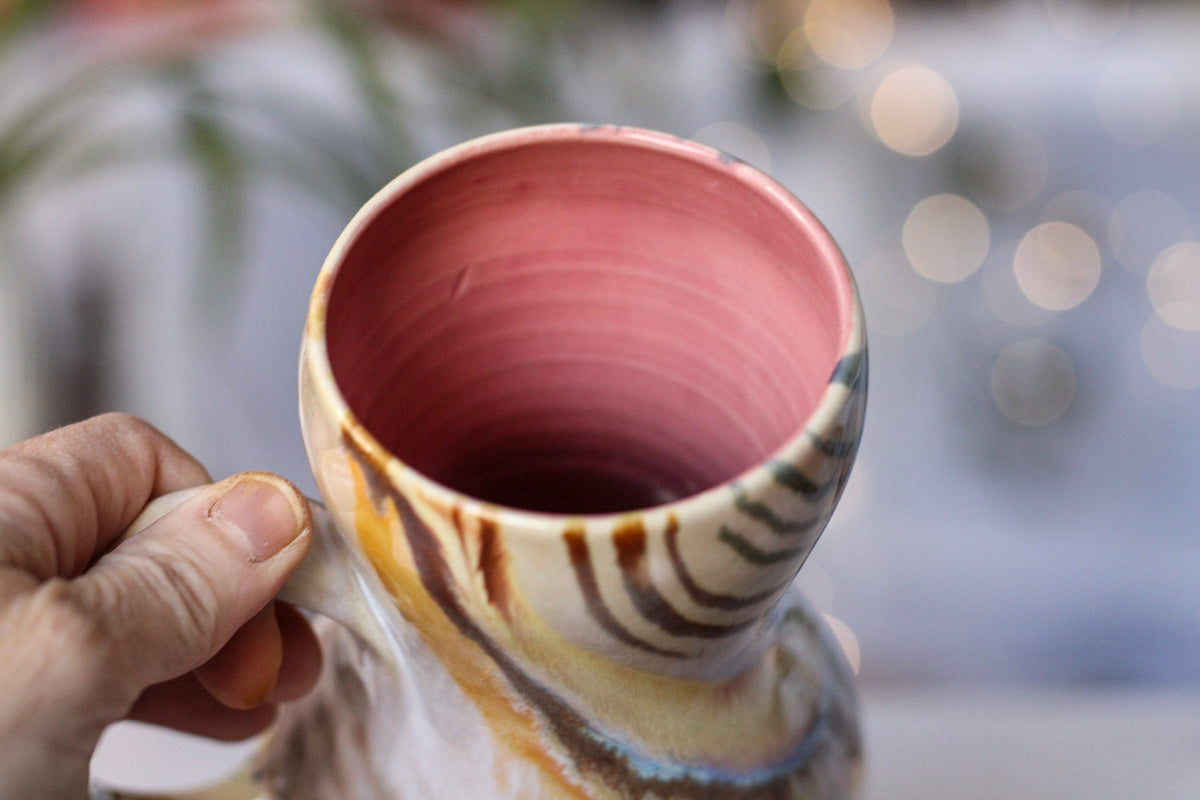03-C Soft Earth Series Gourd Mug, 18 oz.