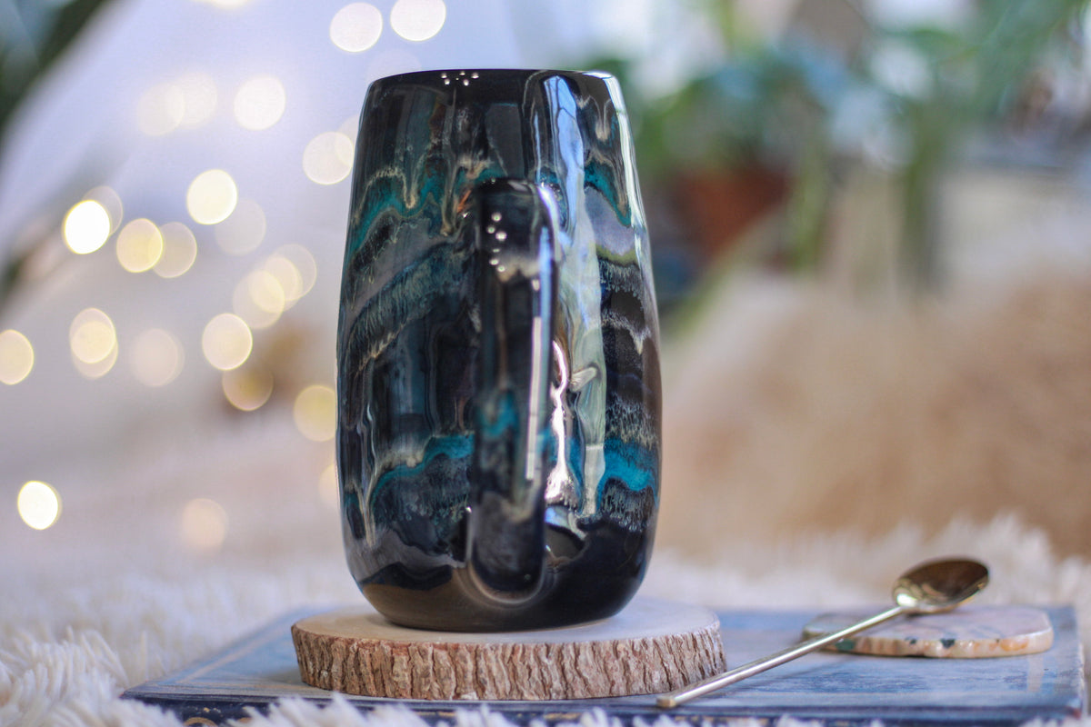03-E Turquoise Grotto Mug, 21 oz.