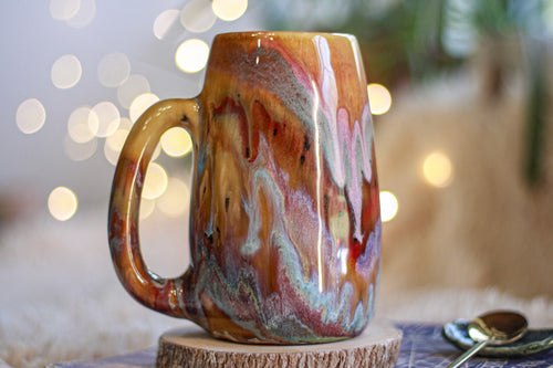 02-C Amber 'FLOW' Mug, 21 oz.