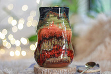 Load image into Gallery viewer, 03-A Green Mountain Midnight Barely Flared Textured Divot &#39;Cuddle&#39; Mug - TOP SHELF, 26 oz.
